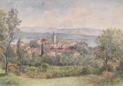 Blick auf Lovran von Gustav Barbarini